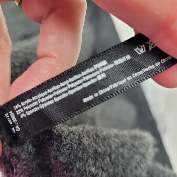 Anthropologie Rhea cropped gray cardigan cocoon sweater - Picture 6 of 10